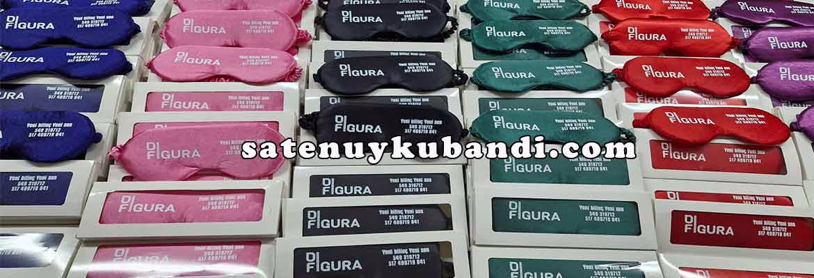 Baskılı Saten Uyku Göz Bandı Üretimi