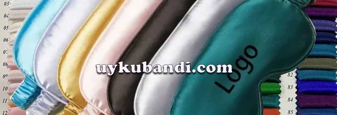 Toptan saten göz bandı imalatı lastikli
