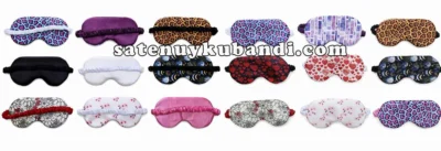 full baskılı saten göz bandı